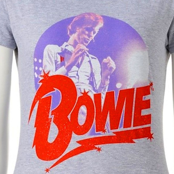 David Bowie Live glam punk pop rock Official T-Shirt L NWT - Picture 2 of 2